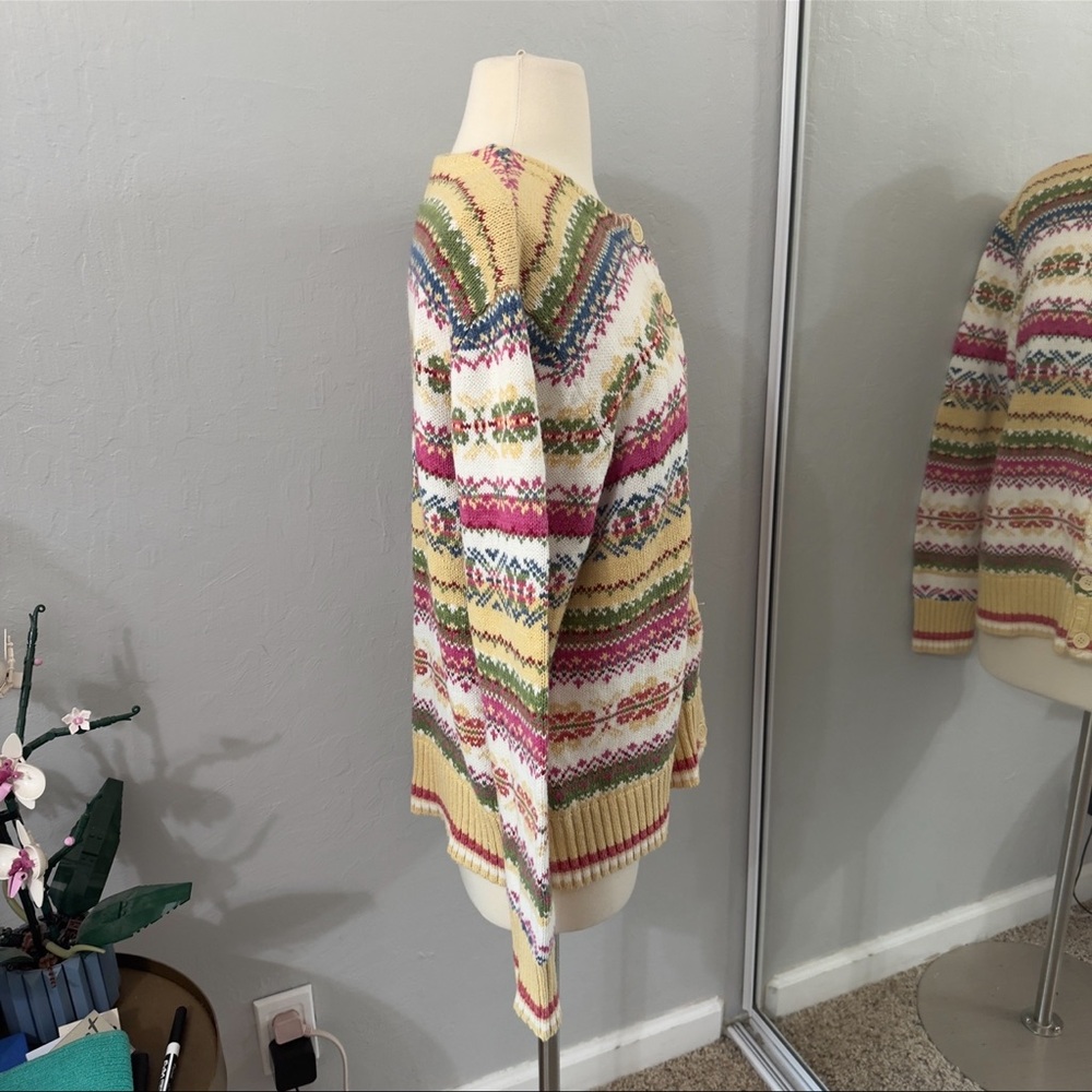 Adorable Vintage Button Down Sweater - Picture 3 of 9